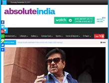Tablet Screenshot of absoluteindianews.com